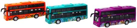 Dvoupatrový autobus se zvukem a světlem