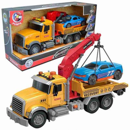 City Service Car - 1:12 Nákladní auto odtahová služba + auto
