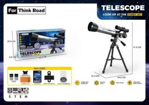 Hvězdářský teleskop se stativem a držákem na telefon – 60x zvětšení