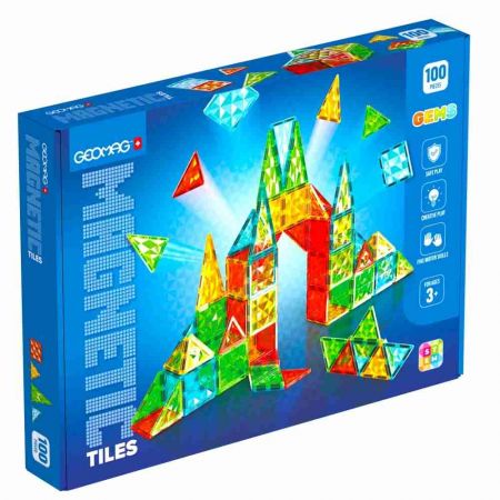 Geomag Magnetic Tiles 100 dílků