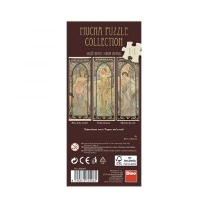 Puzzle Alfons Mucha – Odpočinek noci 75 dílků panoramic