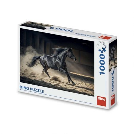 Puzzle Černý kůň 1000 dílků