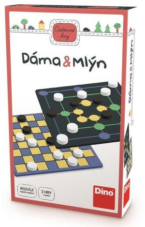 Cestovní hra dáma a mlýn