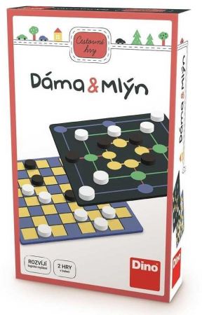 Cestovní hra dáma a mlýn