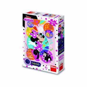 Puzzle XL Minnie neon 100 dílků