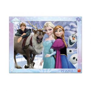 Puzzle Frozen: Na procházce 40 dílků deskové