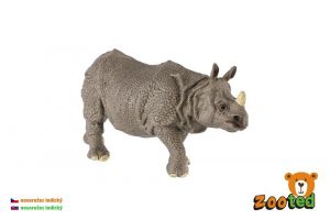 Nosorožec indický zooted plast 13cm