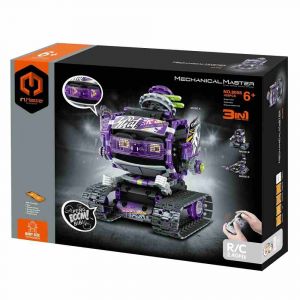 Stavebnice iM.MASTER robot RC 3v1 2,4GHz 459 dílků na baterie + dobíjecí pack v krabici 35