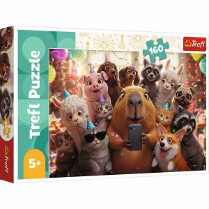 Puzzle Roztomilá selfie 41x27,5cm 160 dílků v krabici 29x19x4cm