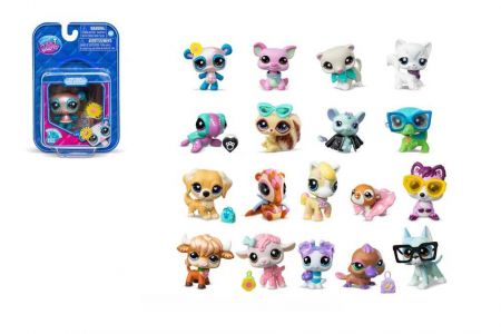Figurka Littlest Pet Shop plast mix druhů na kartě 10x15,5cm