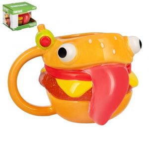 Hrnek 3D Durrr Burger Fortnite 450ml v krabici 15,5x12x13cm