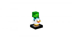Lampička Chicken Jockey Minecraft na baterie v krabičce 10,5x14x9cm