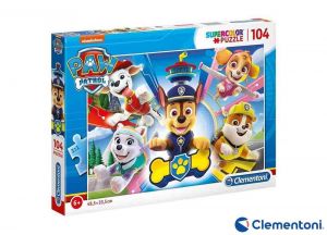 Puzzle Supercolor 2x60 Tlapková Patrola
