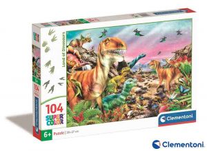 Clementoni Puzzle 104 země dinosaurů