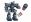 Robot Police střílející s efekty RC na dálkové ovládání 38 cm