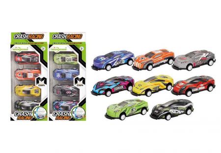 Auta 4 ks set 9 cm