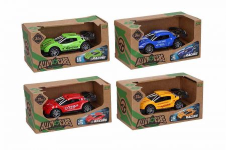Auto bugina kovová 12 cm