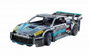 Stavebnice Auto šedé 26,4 cm