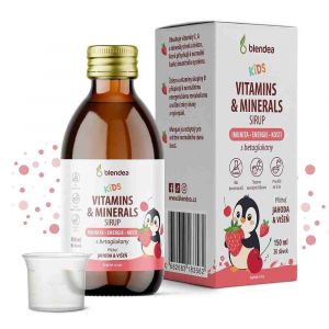 Blendea KIDS Sirup s vitaminy, minerály a betaglukany 150 ml