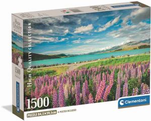 Clementoni Puzzle 1500 Lupiny u jezera Tekapo