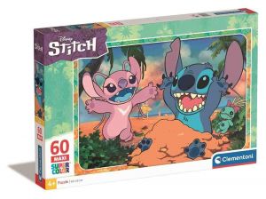 Clementoni Puzzle 60 maxi Disney Stitch