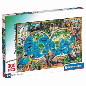 Clementoni Puzzle 300 Úžasný svět zvířat