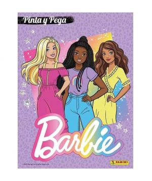 Omalovánky + samolepky Barbie A4