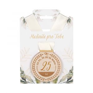 ALBI Dřevěná medaile - 25 let