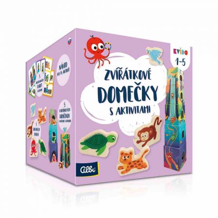 ALBI Kvído - Zvířátkové domečky s aktivitami