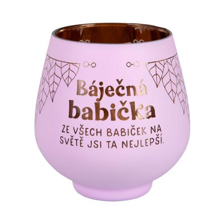 ALBI Zrcadlový svícen - Babička