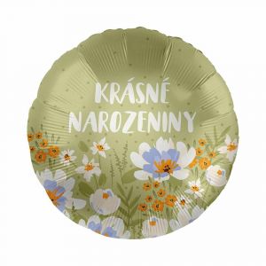 ALBI Balónek fóliový Krásné narozeniny
