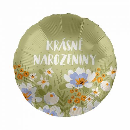 ALBI Balónek fóliový Krásné narozeniny