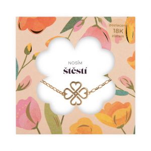 ALBI Náramek se vzkazem - Nosím štěstí