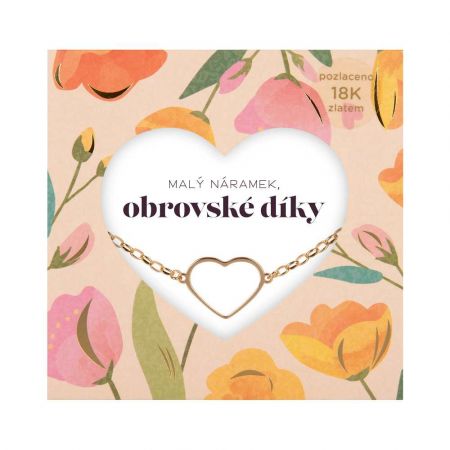 ALBI Náramek se vzkazem - Obrovské díky