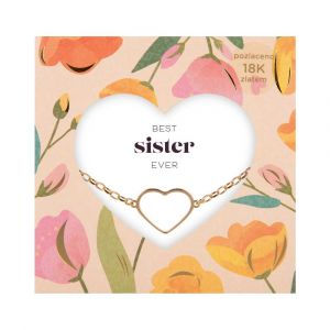 ALBI Náramek se vzkazem - Best sister ever