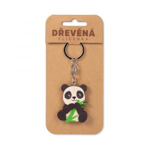 ALBI Dřevěná klíčenka - Panda