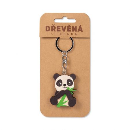 ALBI Dřevěná klíčenka - Panda