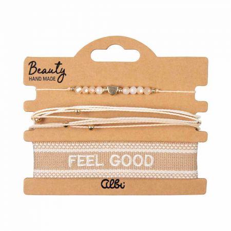 ALBI Sada 3 náramků - Feel good