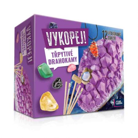 ALBI Vykopej! - Třpytivé drahokamy