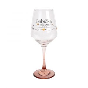 ALBI Sklenice na víno 330 ml - Babička nestárne