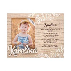ALBI Fotorámeček se jménem - Karolína