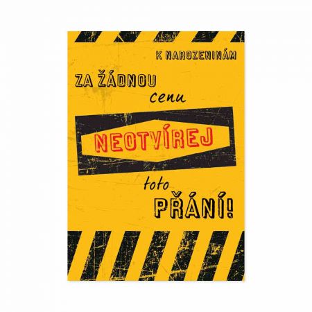 ALBI Hrací přání k narozeninám - Rebel