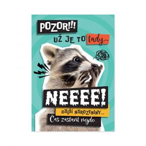 ALBI Hrací přání k narozeninám - Mýval