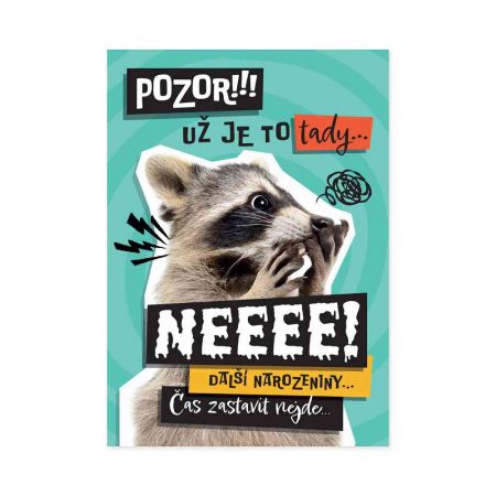 ALBI Hrací přání k narozeninám - Mýval