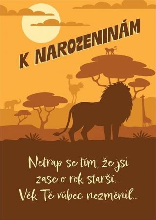 ALBI Hrací a pohyblivé přání k narozeninám - Pštros