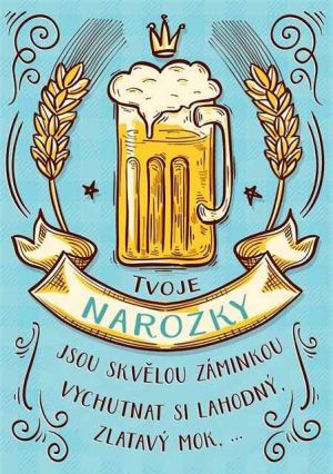 ALBI Hrací přání k narozeninám - Pivo
