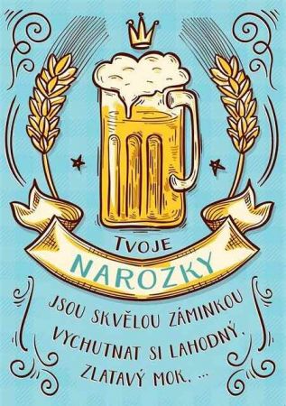 ALBI Hrací přání k narozeninám - Pivo