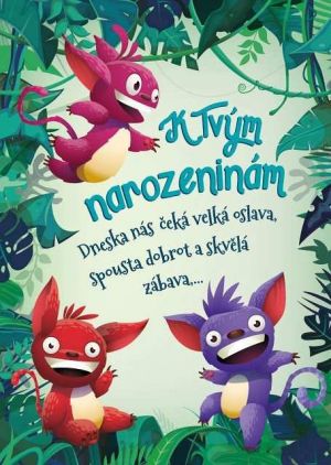 ALBI Hrací přání k narozeninám - Džungle