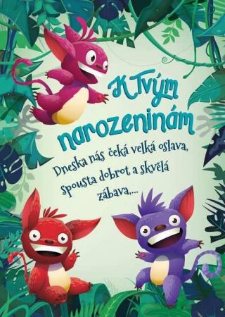 ALBI Hrací přání k narozeninám - Džungle