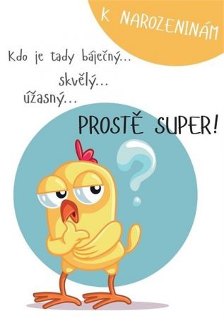 ALBI Hrací přání k narozeninám - Prostě super